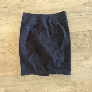 Denim Pencil Skirt